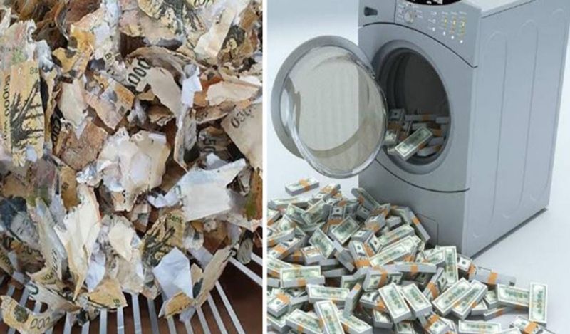 south korean man washes 14 lakh rupees in laundary machine to disinfect it from corona virus kph
