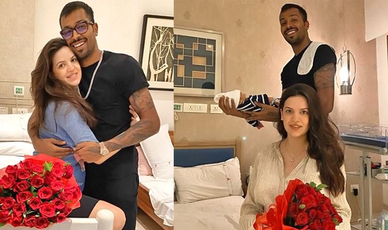 Hardik Pandya Shares his newborn Baby Cute Pics KPG