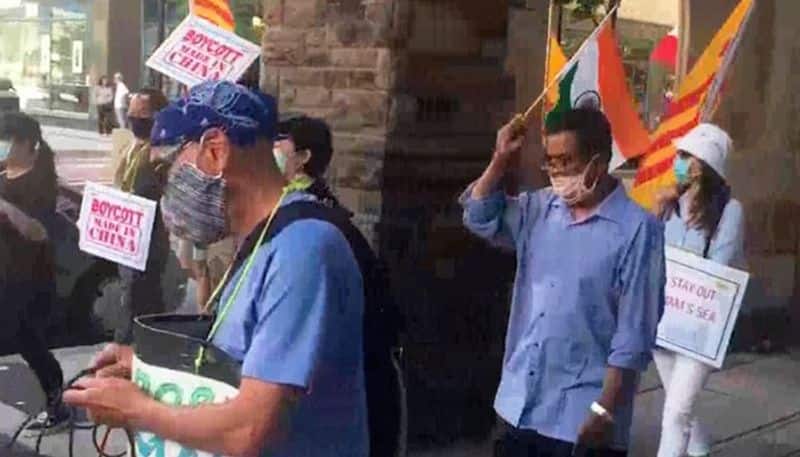 Canada Protests against China also see massive support for India