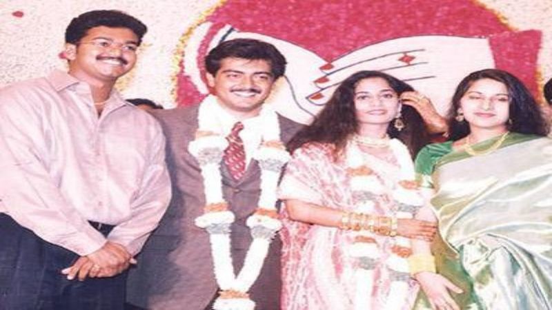 famous actor help ajith and shalini love you know ak 47?