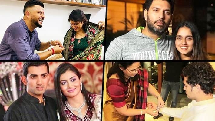 Indian cricket team member share rakshabandhan celebration pictures ASA Indian cricket team member share rakshabandhan celebration pictures ASA