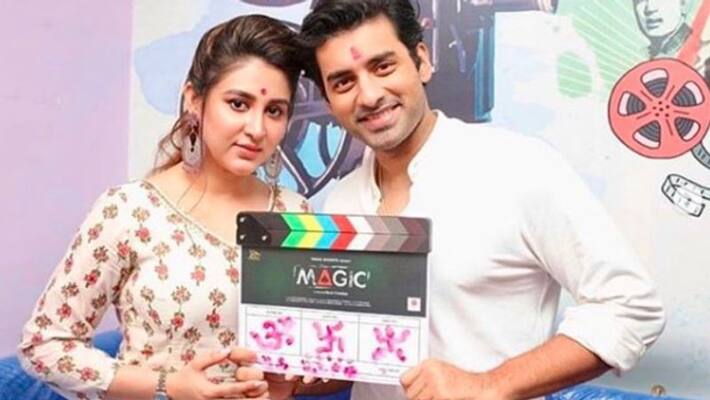 Oindrila Sen reveals the look of her upcoming film Magic with Ankush ADB Oindrila Sen reveals the look of her upcoming film Magic with Ankush ADB