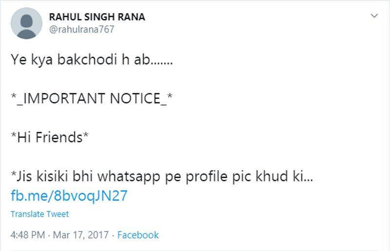 is it WhatsApp warned users about misusing their profile photos