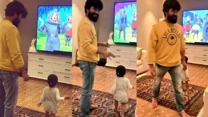 Ram Charan Dance With niece Navishka Ram Charan Dance With niece Navishka