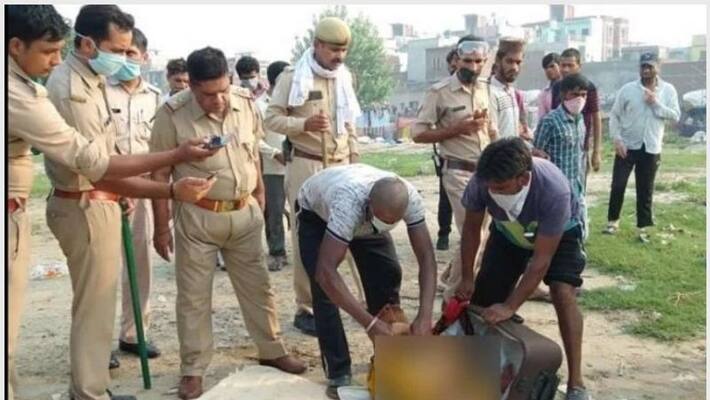 Delhi decomposed body of woman found in suitcase which dumped in Punjabi Bagh drainage akb Delhi decomposed body of woman found in suitcase which dumped in Punjabi Bagh drainage akb