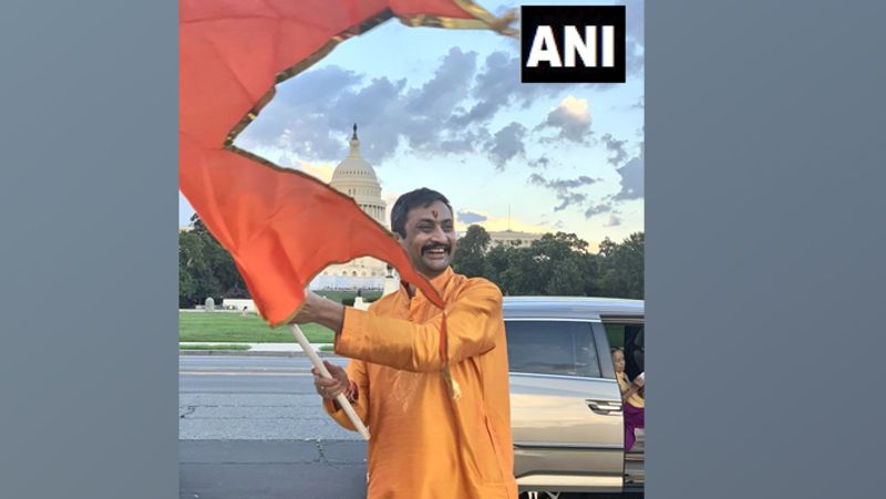 Indian community gathered in Washington to celebrate bhumi pujan of Ram mandir in Ayodhya KPP