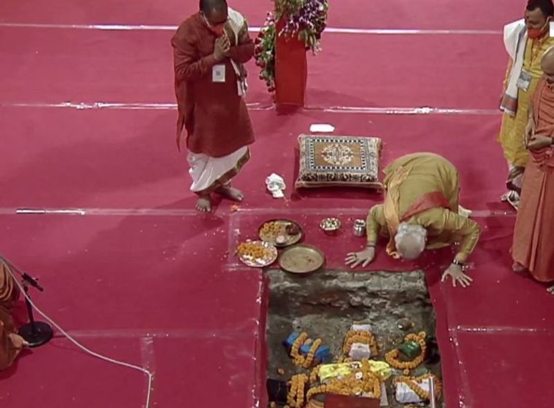 ayodhya ram mandir bhumi pujan pm modi Ayodhya kpn
