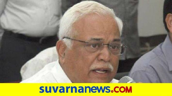 Congress MLC SL Ghotnekar Outrage Against RV Deshpande grg Congress MLC SL Ghotnekar Outrage Against RV Deshpande grg