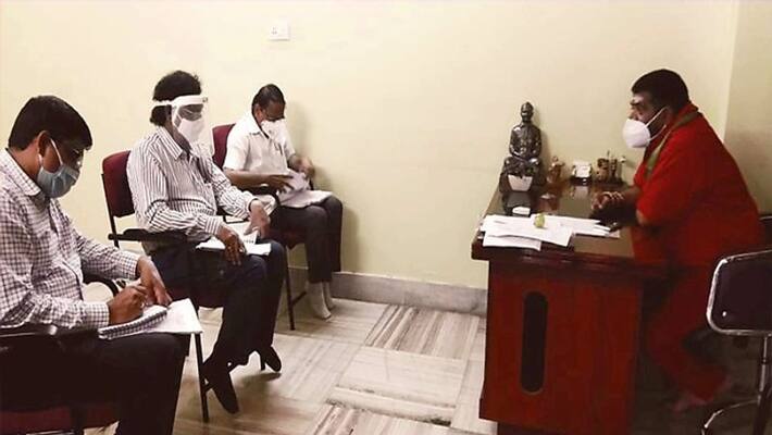 avanti srinivas conduct review meeting on covid19 avanti srinivas conduct review meeting on covid19