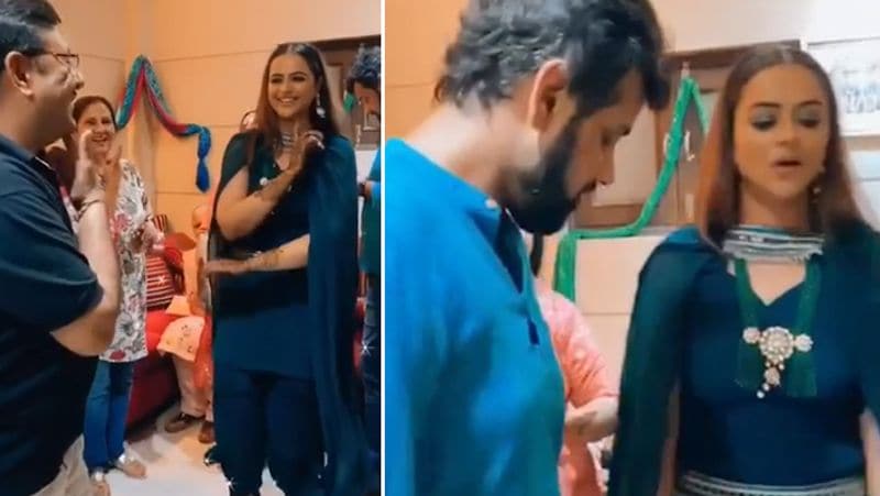 diya aur baati hum fame Actress prachi tehlan wedding rituals begins See mehandi ceremony pics KPY