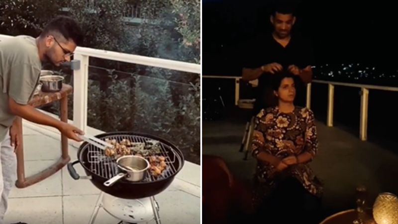 kangana Ranaut And Rangoli chandel Brother gives her surprise cooked Dinner for family See in pics KPY