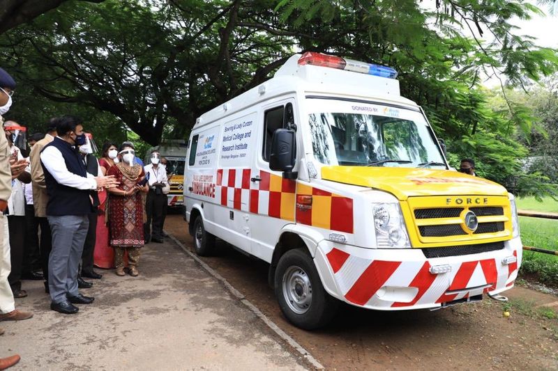 Coronavirus HAL donates ambulances to Karnataka government hospital