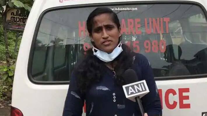 Kerala Woman Drives Ambulance Amid Coronavirus Pandemic Kerala Woman Drives Ambulance Amid Coronavirus Pandemic
