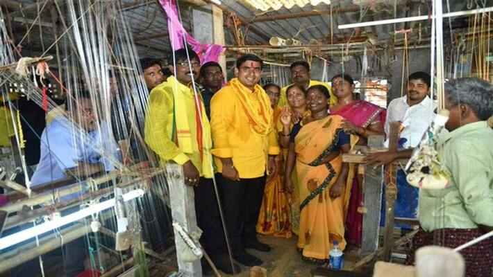 Lokesh wish to National Handlooms Day Lokesh wish to National Handlooms Day
