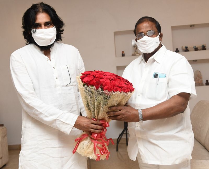 AP BJP Chief Somu Veerraju meets Pawan Kalyan