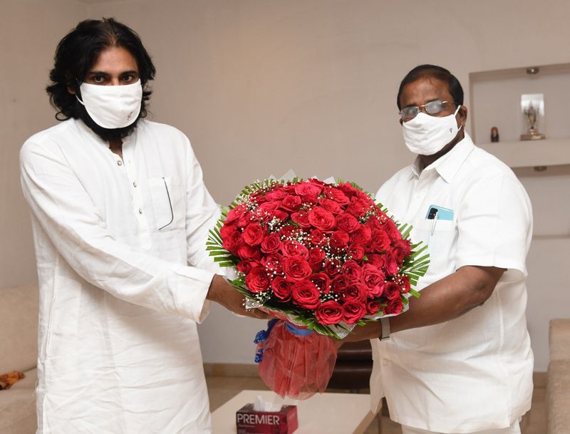 AP BJP Chief Somu Veerraju meets Pawan Kalyan