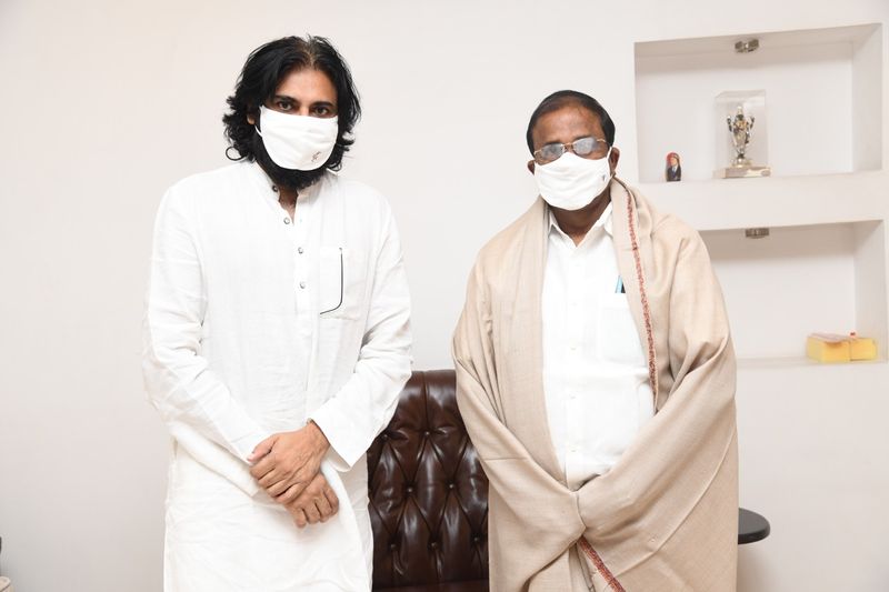 AP BJP Chief Somu Veerraju meets Pawan Kalyan
