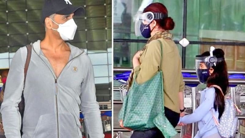 Akshay Kumar Leaves for London With Daughter Nitara and Family KPG