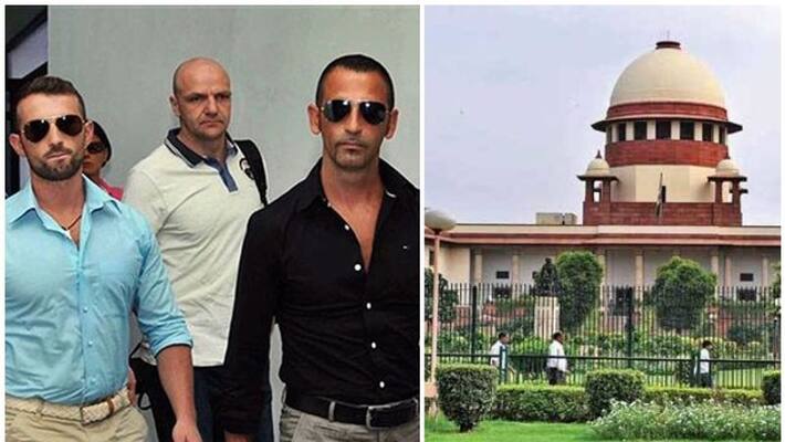 SC told the Centre that the case against Italian Marines will be closed only when adequate compensation is paid to families of fishermen SC told the Centre that the case against Italian Marines will be closed only when adequate compensation is paid to families of fishermen