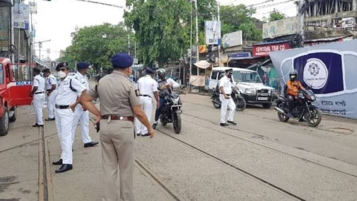 Police have started strict vigilance in Kolkata during Lockdown BRT Police have started strict vigilance in Kolkata during Lockdown BRT