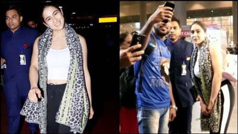 When a fan tried to touch Sara Ali Khan inappropriately here's what happened next