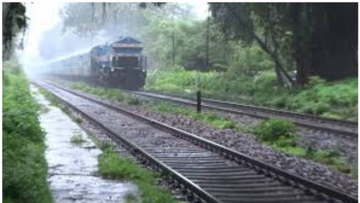 land slide in konkan route train time changed land slide in konkan route train time changed