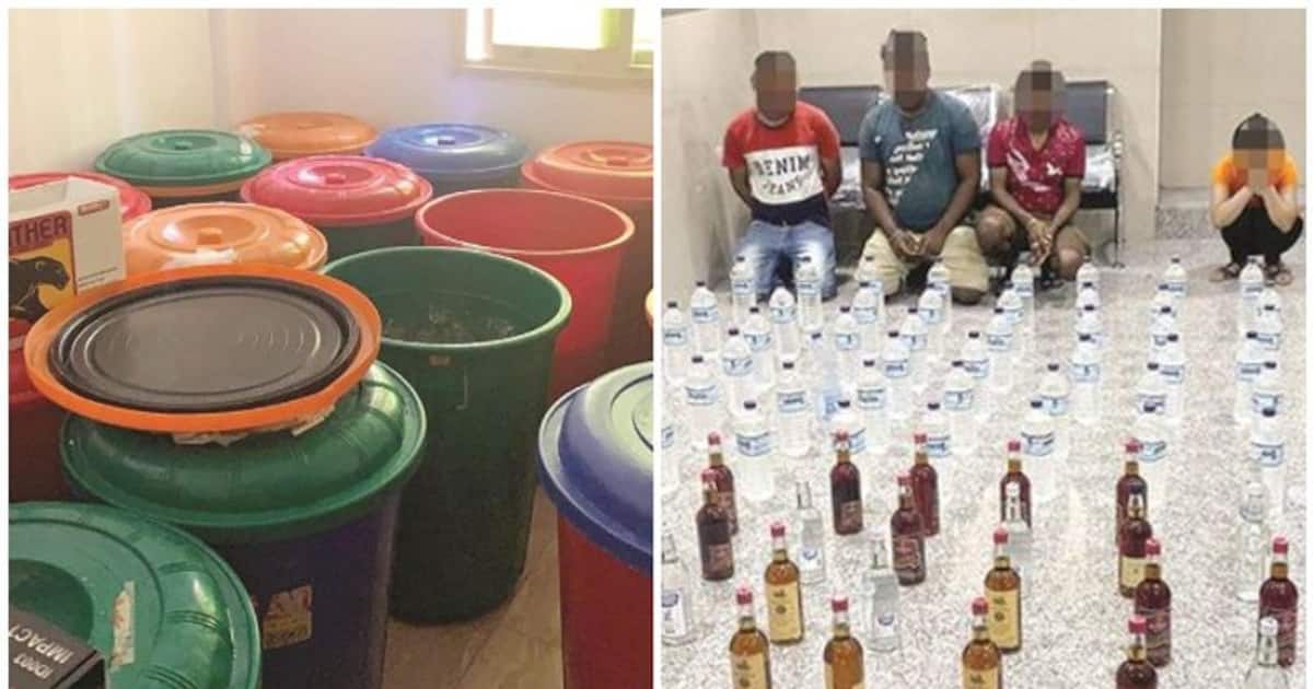 കുവൈത്തില്‍ മദ്യ നിര്‍മാണം നടത്തിവരികയായിരുന്ന നാല് വിദേശികള്‍ പിടിയില്