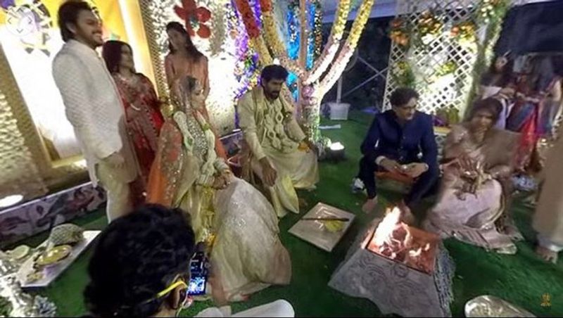 இன்று ராணா - மிஹீகாவின் திருமணம் ஐதராபாத்தில் உள்ள ராமோஜி ராவ் ஸ்டூடியோவில் எளிமையாக நடந்து முடிந்தது. 