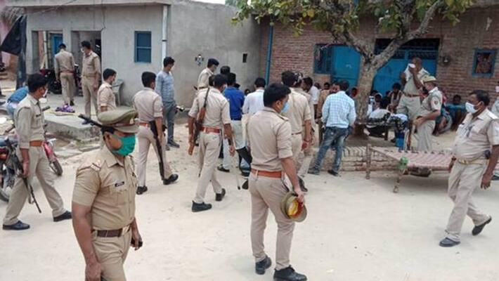 Accused In 2005 Murder Case Of BJP Leader Shot Dead By UP Police Accused In 2005 Murder Case Of BJP Leader Shot Dead By UP Police