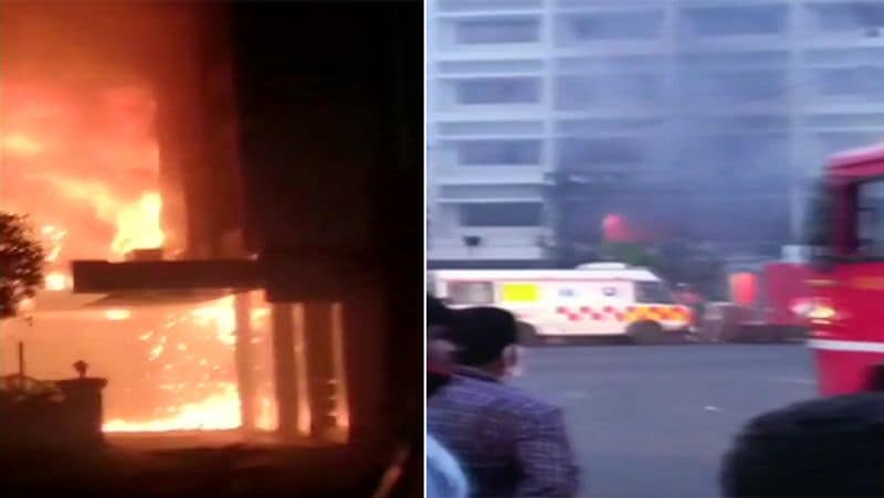Andhra pradesh vijaywada covid 19 care centre fire See here pics of incident KPY