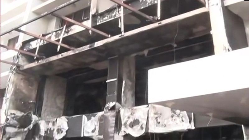 Andhra pradesh vijaywada covid 19 care centre fire See here pics of incident KPY
