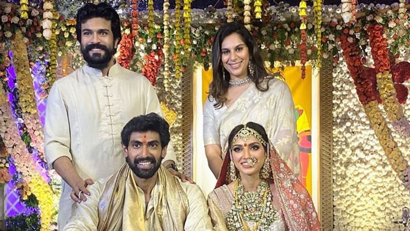 Rana Daggubati and Miheeka Bajaj tie knot with marwari rituals have a look on wedding photos KPJ
