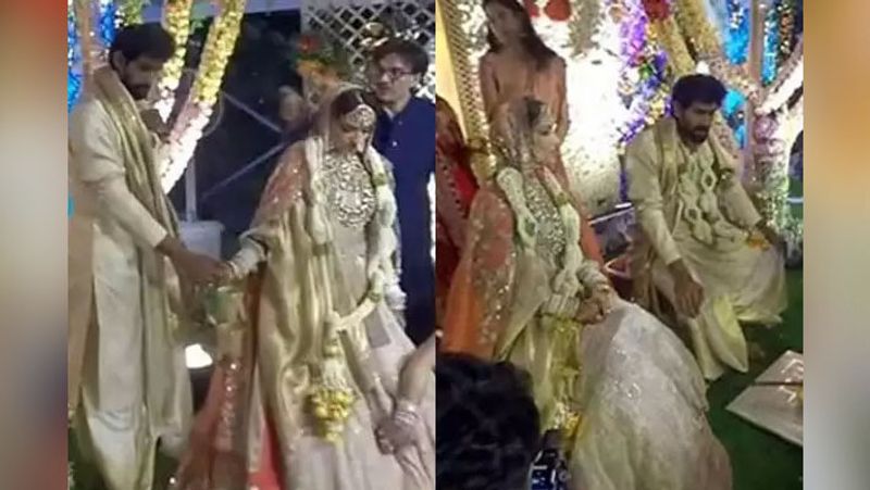 Rana Daggubati and Miheeka Bajaj tie knot with marwari rituals have a look on wedding photos KPJ
