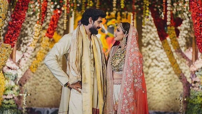 Rana Daggubati and Miheeka Bajaj tie knot with marwari rituals have a look on wedding photos KPJ