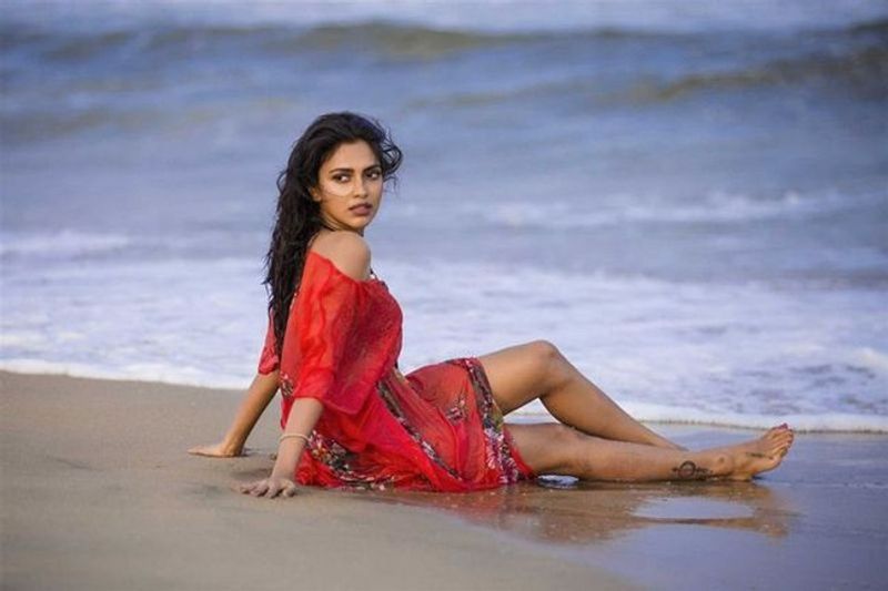 Actress Amala Paul with her boy friend in bed and party celebration photos going viral