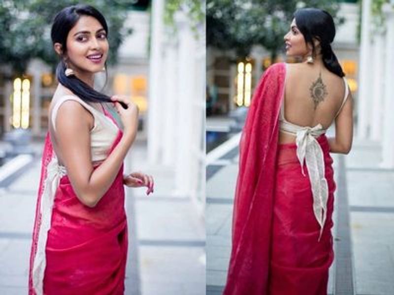 Actress Amala Paul with her boy friend in bed and party celebration photos going viral