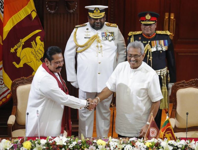 Mahinda Rajapaksa Sworn As Sri Lanka PM President Gotabaya Also Present KPP