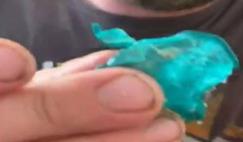horrified woman finds rubber gloves in spicy cheap chicken bought from sainsbury kph