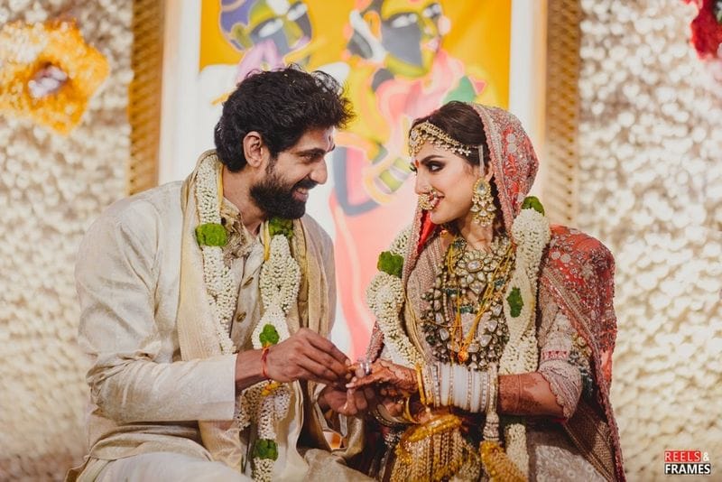 rana celebrates this dussehra in miheeka bajaj parents house ksr