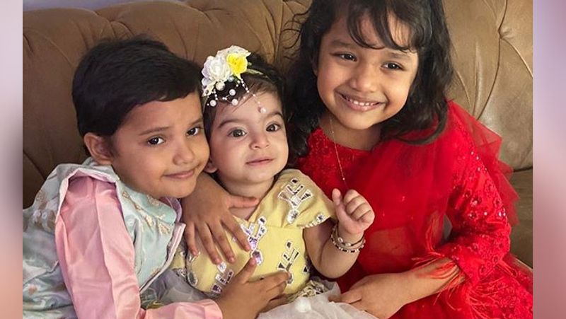 jay bhaushali and mahhi vij celebrate their daughter tara first grand birthday here is the photos of celebration KPJ