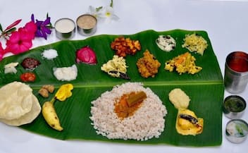traditional onam sadhya