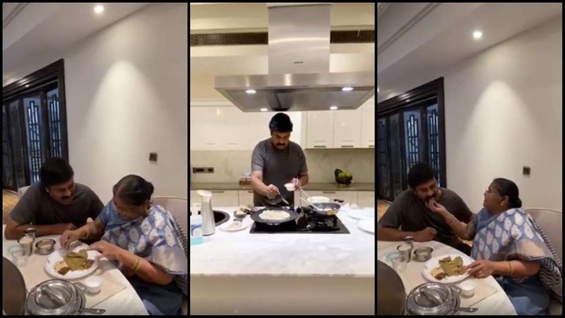 Chiranjeevi Prepared Chinta Parigala Fry For Mother