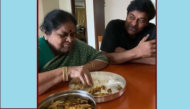 Chiranjeevi Prepared Chinta Parigala Fry For Mother
