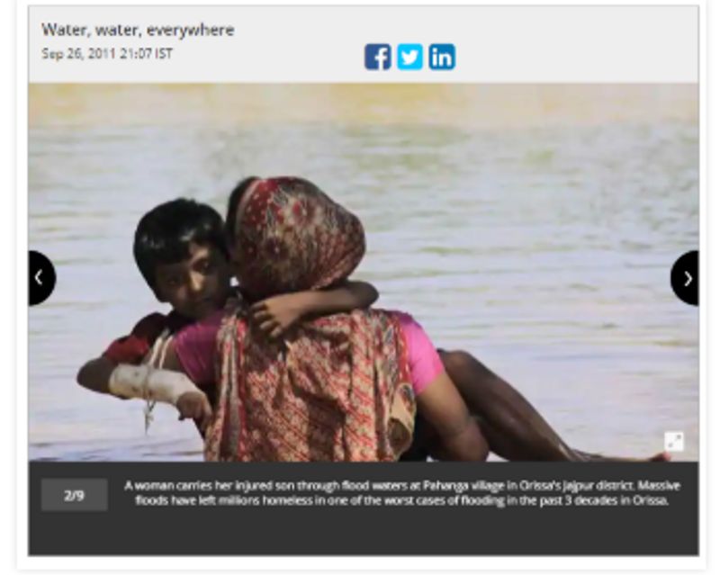 flood viral picture bihar is of the 2011 floods in odisha kpt