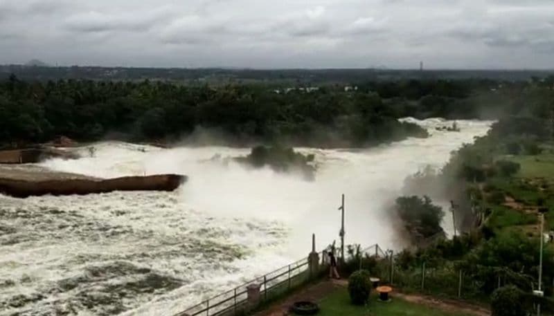 The Karnataka State Natural Disaster Monitoring Centre has issued a red alert in seven districts of rain-ravaged Karnataka.