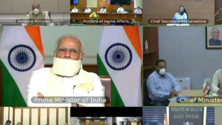 PM Modi talks to CMs of 6 states on flood situation kpn PM Modi talks to CMs of 6 states on flood situation kpn