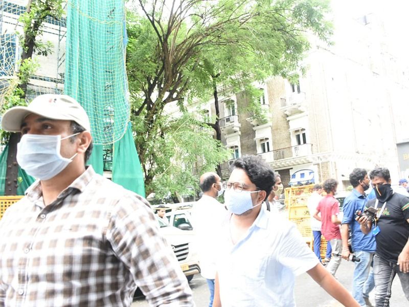 Siddharth Pithani reached at ED office Mumbai ADB