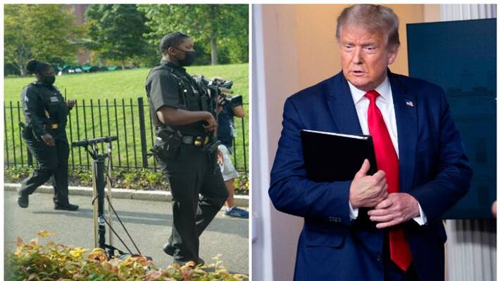 Shooting at White House While US President Donald Trump was briefing the press Shooting at White House While US President Donald Trump was briefing the press