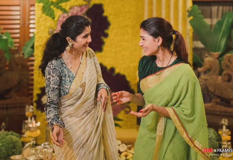 Newlyweds Rana Daggubati And Miheeka Bajaj Perform Puja At Home