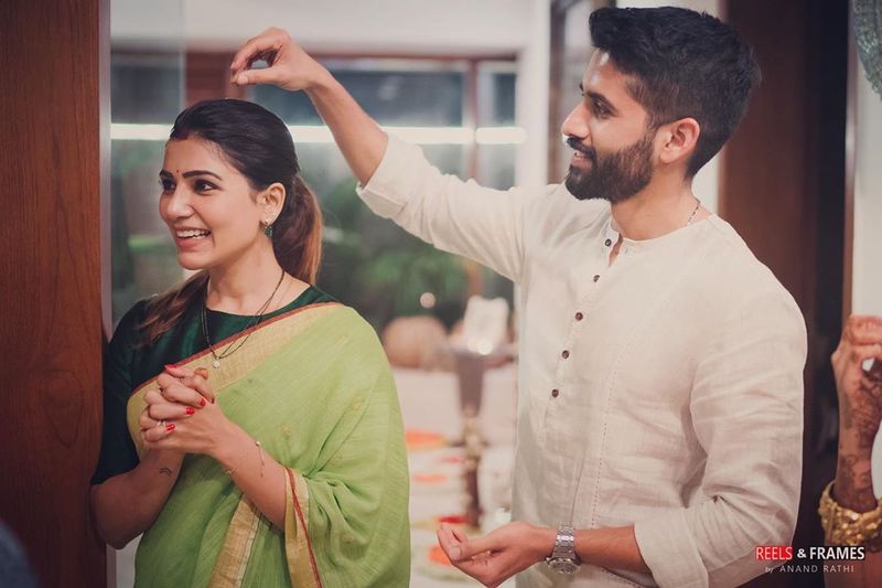 Newlyweds Rana Daggubati And Miheeka Bajaj Perform Puja At Home